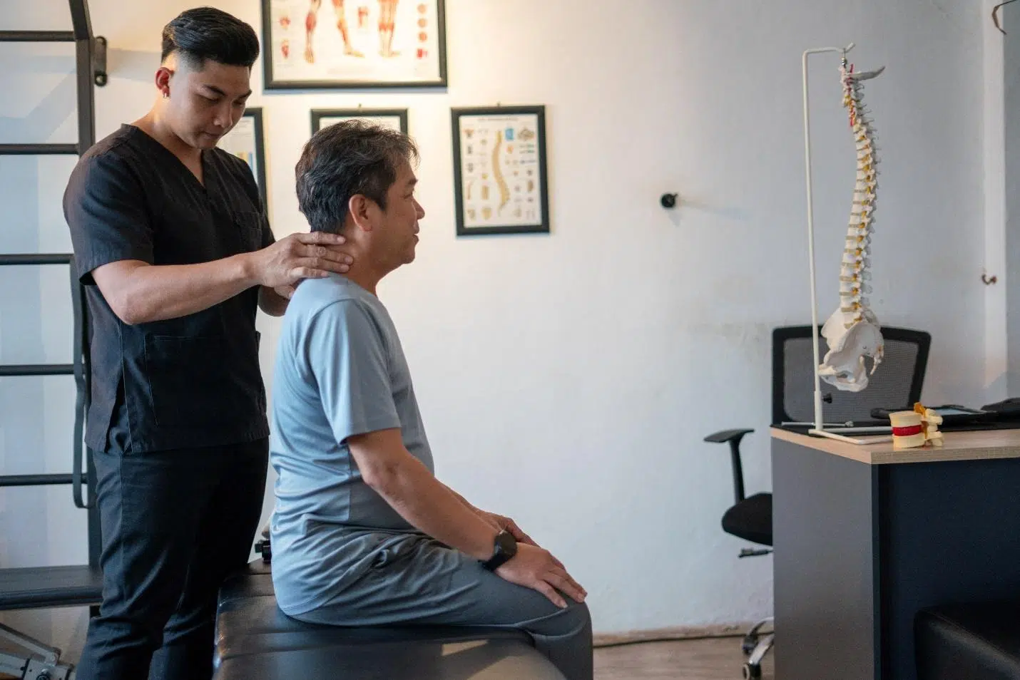 faster recovery with non-surgical pain management compared to surgery.